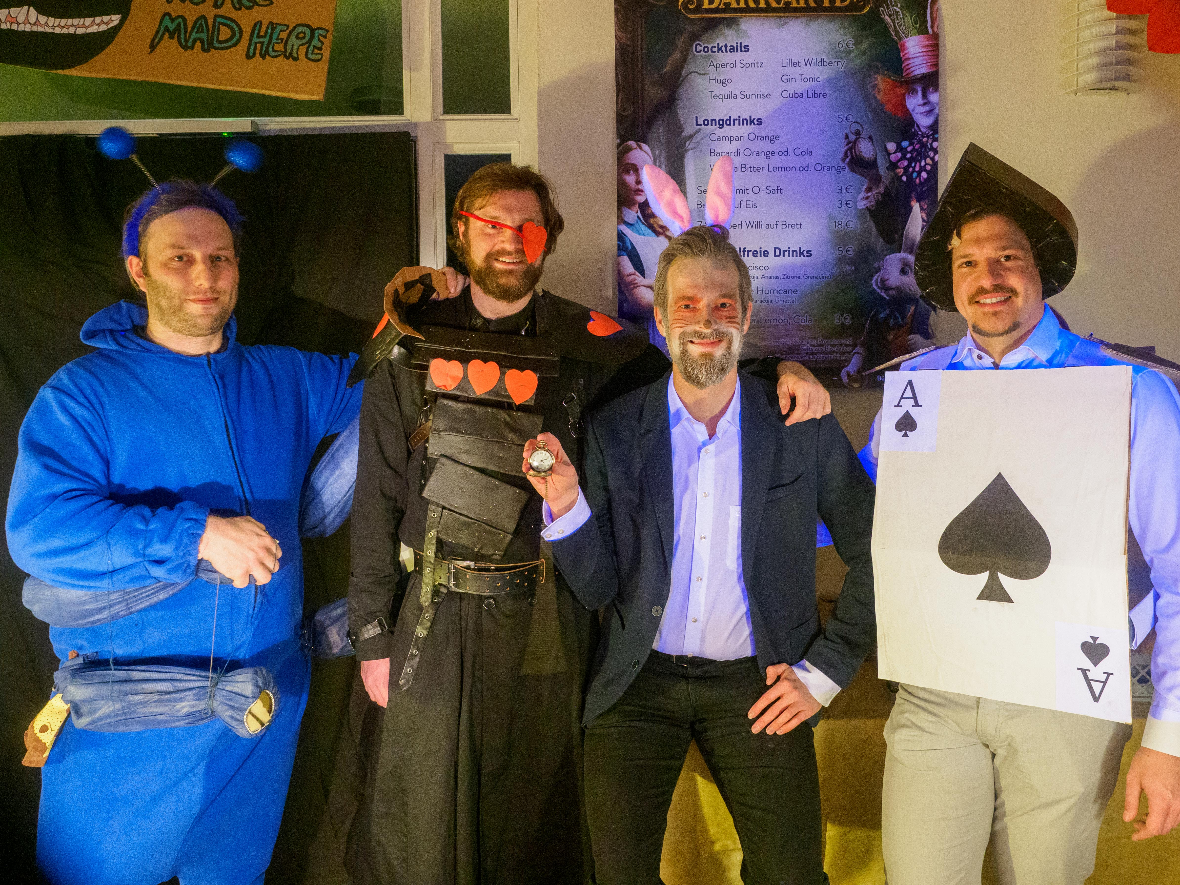 Das Barteam passend zum Motto